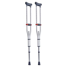 Underarm Crutches, 13-Level Height Adjustable Underarm Walking Crutches