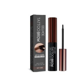 EELHOE Peel-off Eyebrow Dye Gel - Waterproof, Sweat-proof, Smudge-resistant For Creating Natural 3D Volumetric Brows Tattoo Gel (Option: Brown)